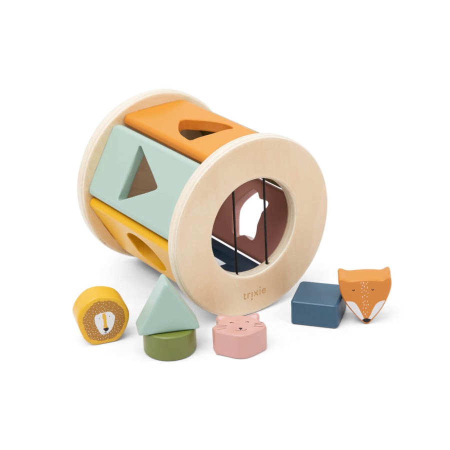 Drewniany roller, sorter kształtów / Trixie