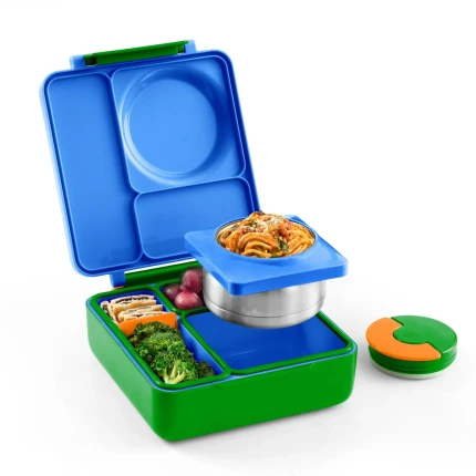 OMIEBOX lunch box z termosem, Monster Blue / OMIE