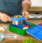 OMIEBOX lunch box z termosem, Monster Blue / OMIE