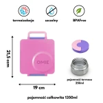 OMIEBOX lunch box z termosem, Unicorn Pink / OMIE