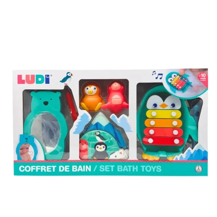 Zabawki do kąpieli - zestaw prezentowy dla niemowląt / LUDI