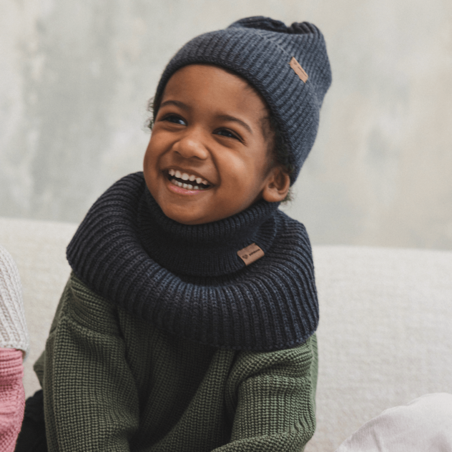 Czapka zimowa merino WINTER GRAPHITE / Patulove