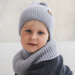 Czapka zimowa merino WINTER GREY / Patulove
