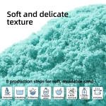 Piasek kinetyczny - zestaw Słodkości / Mideer