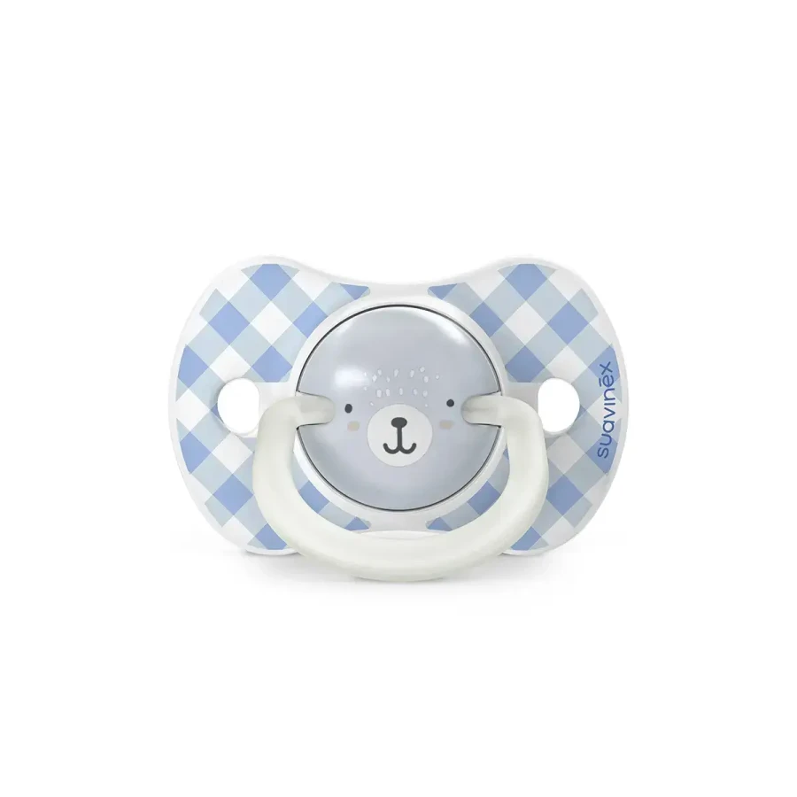 Smoczek fizjologiczny SX Pro świecący Wild & Free - niebieski, 2szt. / Suavinex