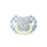 Smoczek fizjologiczny SX Pro świecący Wild & Free - niebieski, 2szt. / Suavinex