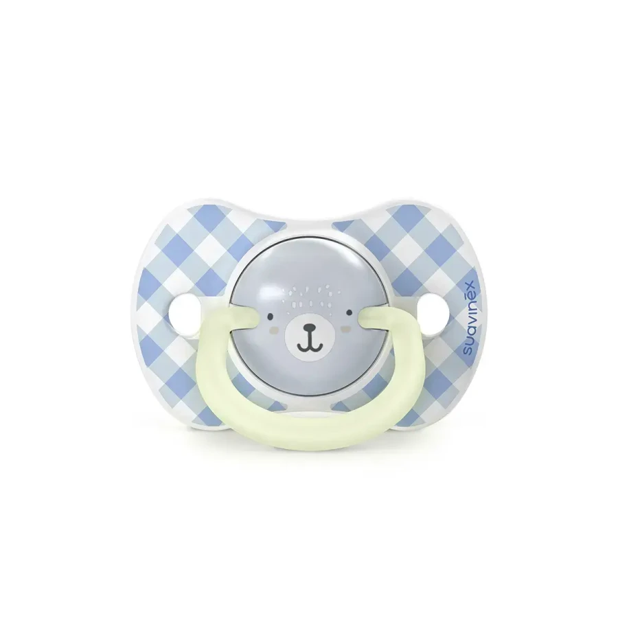 Smoczek fizjologiczny SX Pro świecący Wild & Free - niebieski, 2szt. / Suavinex