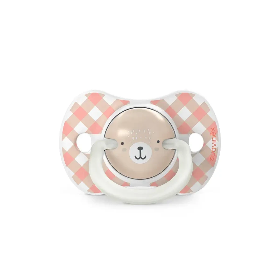 Smoczek fizjologiczny SX Pro świecący Wild & Free - różowy, 2szt. / Suavinex