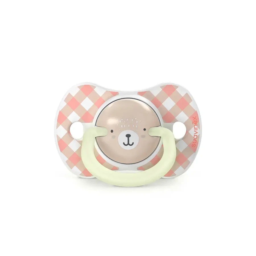 Smoczek fizjologiczny SX Pro świecący Wild & Free - różowy, 2szt. / Suavinex