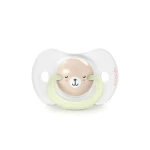 Smoczek fizjologiczny SX Pro świecący Wild & Free - różowy, 2szt. / Suavinex