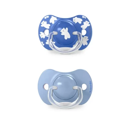 Smoczek fizjologiczny SX Pro Wild & Free - niebieski, 2szt. / Suavinex