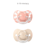 Smoczek fizjologiczny SX Pro Wild & Free - różowy, 2szt. / Suavinex