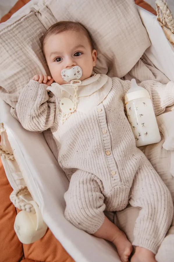 Smoczek fizjologiczny SX Pro MINI Birdies 0-2m - różowy, 2szt. / Suavinex