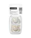 Smoczek fizjologiczny SX Pro MINI Birdies 0-2m - waniliowy, 2szt. / Suavinex