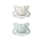 Smoczek fizjologiczny SX Pro MINI Birdies 0-2m - miętowy, 2szt. / Suavinex