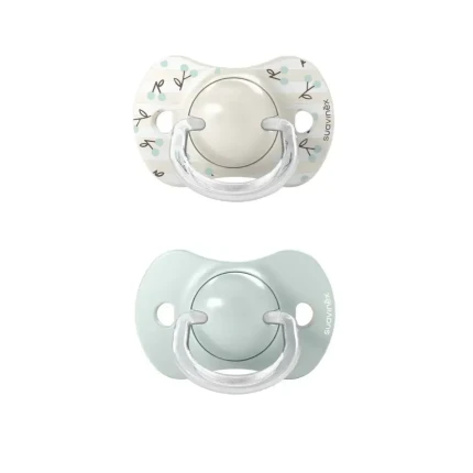 Smoczek fizjologiczny SX Pro Birdies 0-6m - miętowy, 2szt. / Suavinex