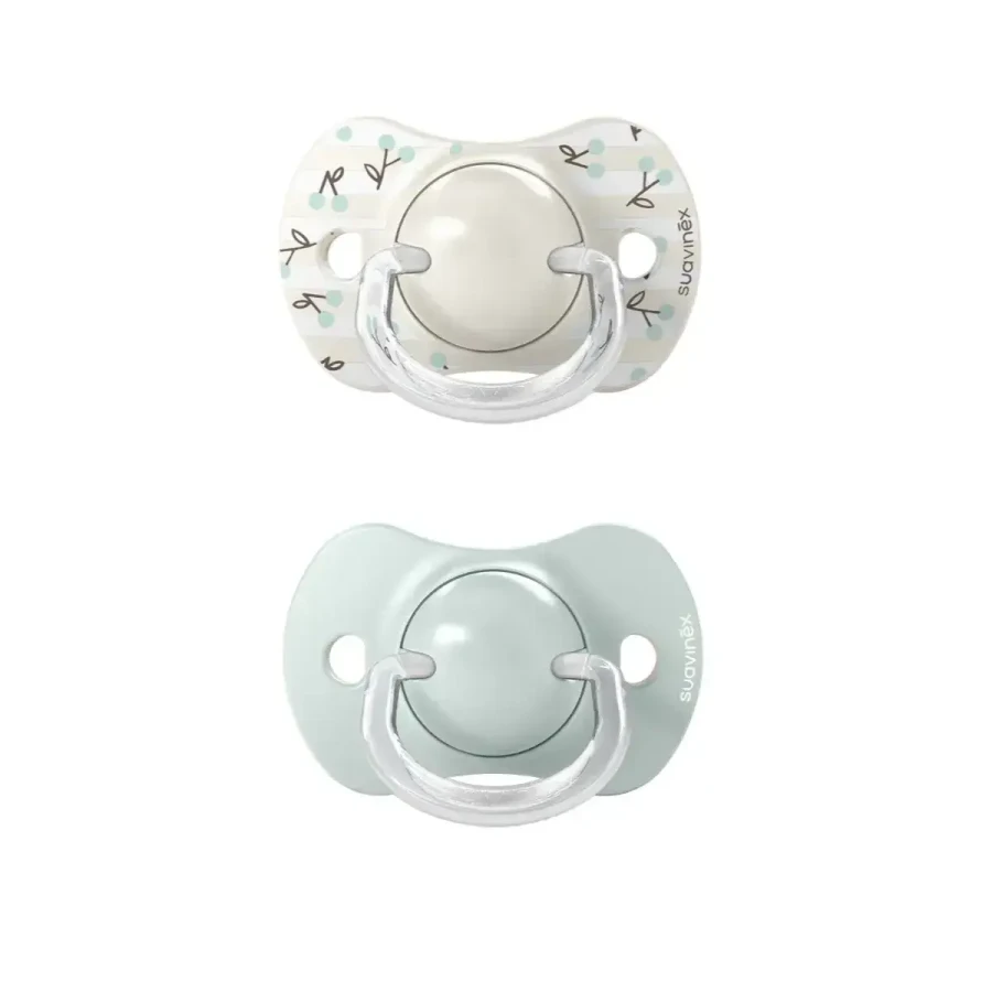 Smoczek fizjologiczny SX Pro Birdies 0-6m - miętowy, 2szt. / Suavinex