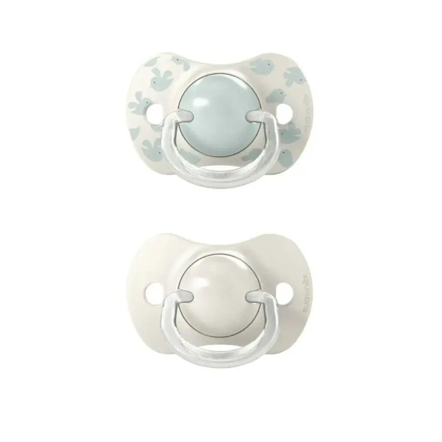 Smoczek fizjologiczny SX Pro Birdies 6-18m - miętowy, 2szt. / Suavinex