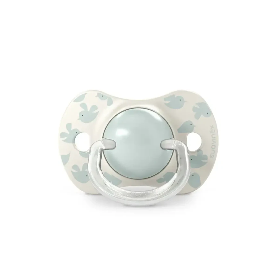 Smoczek fizjologiczny SX Pro Birdies 6-18m - miętowy, 2szt. / Suavinex