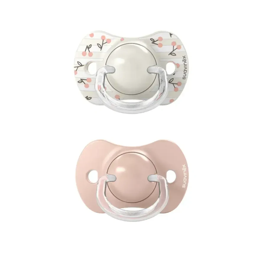 Smoczek fizjologiczny SX Pro Birdies 0-6m - różowy, 2szt. / Suavinex