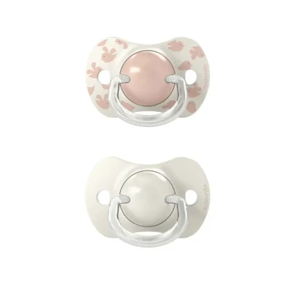 Smoczek fizjologiczny SX Pro Birdies 6-18m - różowy, 2szt. / Suavinex