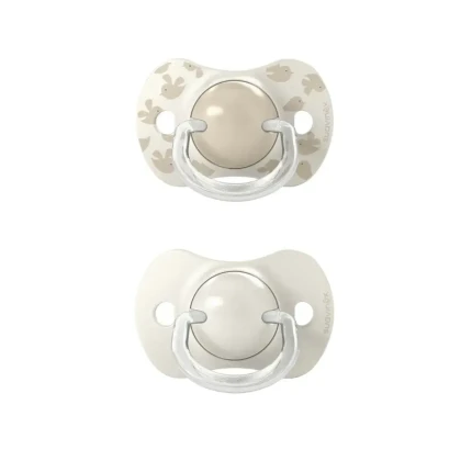 Smoczek fizjologiczny SX Pro Birdies 6-18m - waniliowy, 2szt. / Suavinex