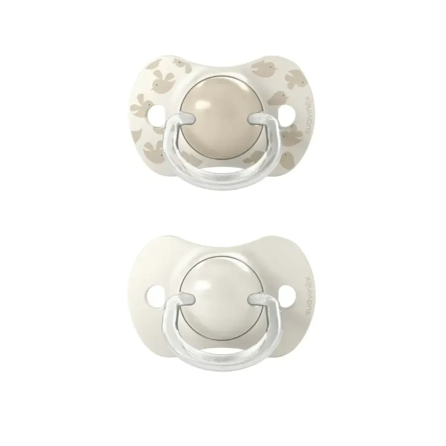 Smoczek fizjologiczny SX Pro Birdies 6-18m - waniliowy, 2szt. / Suavinex