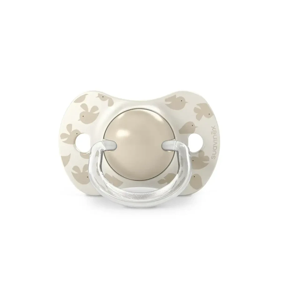 Smoczek fizjologiczny SX Pro Birdies 6-18m - waniliowy, 2szt. / Suavinex