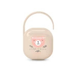 Etui na smoczek Wild & Free - różowe / Suavinex