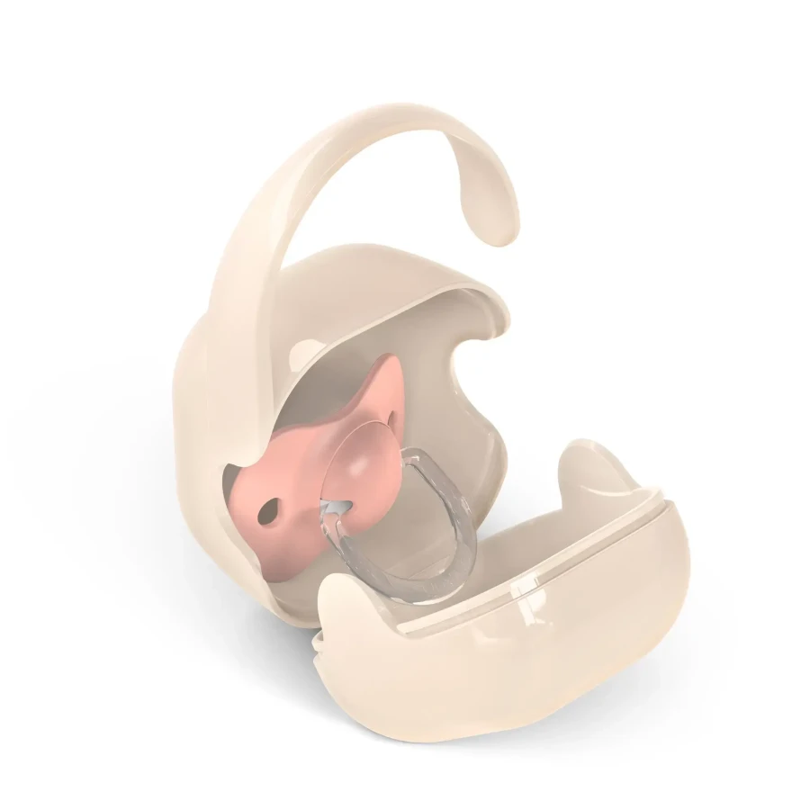 Etui na smoczek Wild & Free - różowe / Suavinex