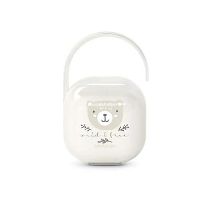 Etui na smoczek Wild & Free - beżowe / Suavinex