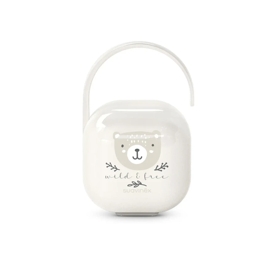 Etui na smoczek Wild & Free - beżowe / Suavinex