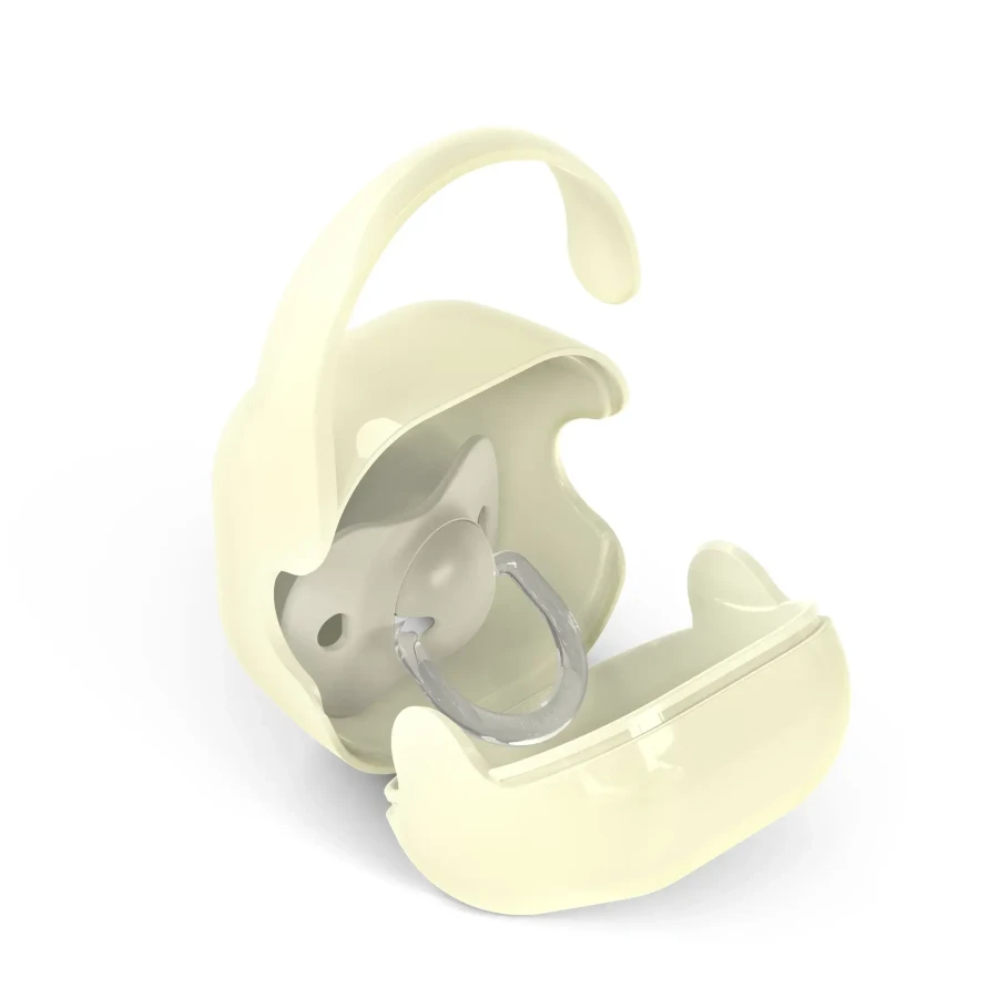 Etui na smoczek Birdies - waniliowe / Suavinex