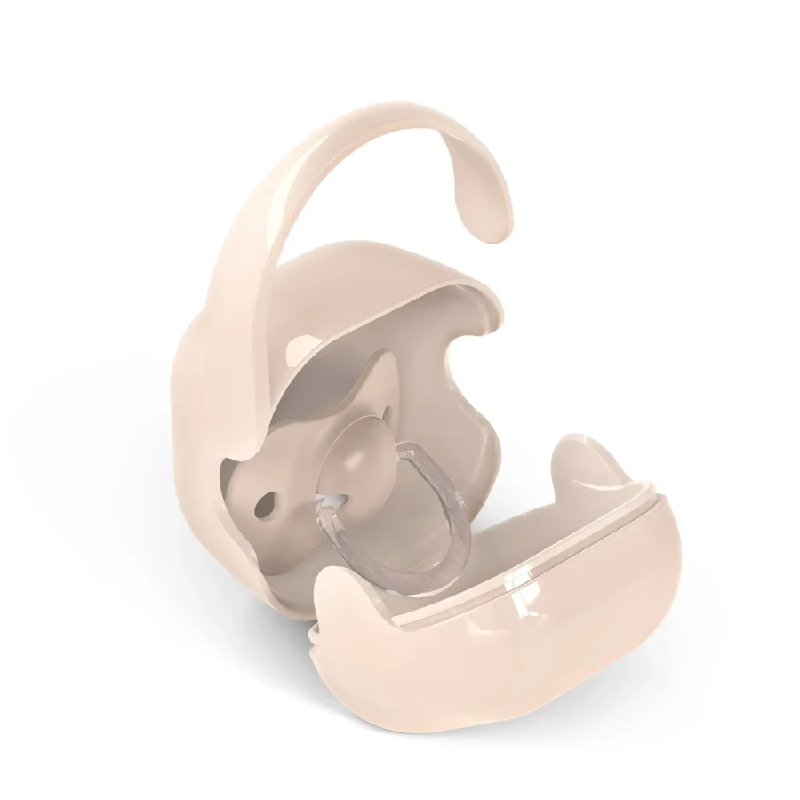 Etui na smoczek Birdies - różowe / Suavinex