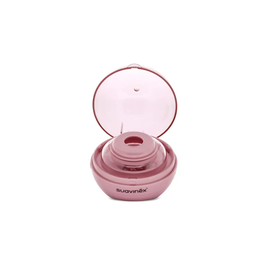 Przenośny sterylizator UV Duccio do smoczków - ciemny różowy / Suavinex