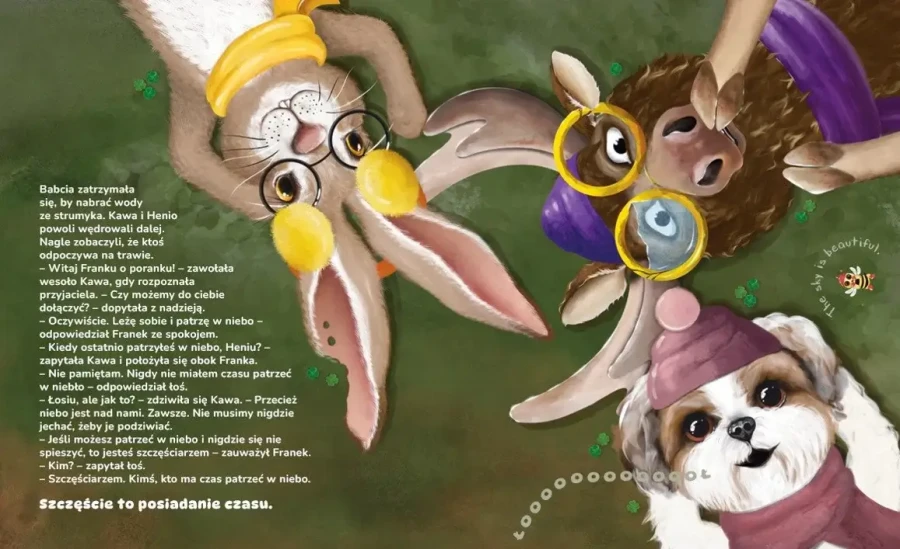 Książka "Kawa widzi szczęście" / Neverending store Anna Załęcka