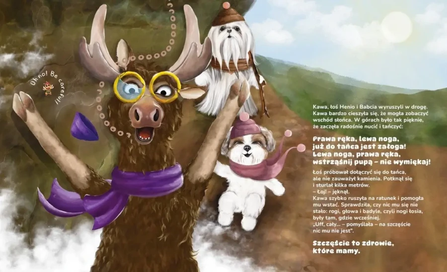 Książka "Kawa widzi szczęście" / Neverending store Anna Załęcka