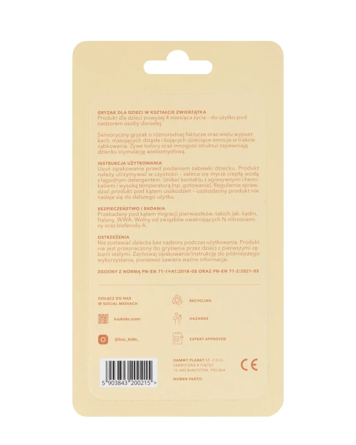 Gryzak Luuisa The Cat Sand Storm / LUU kids