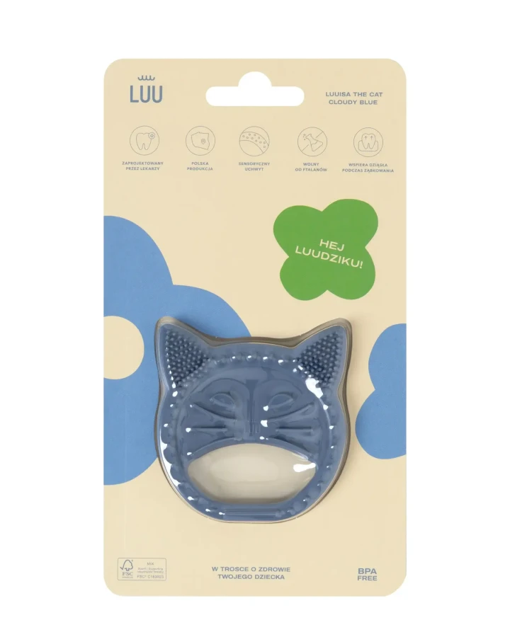 Gryzak Luuisa The Cat Cloudy Blue / LUU kids