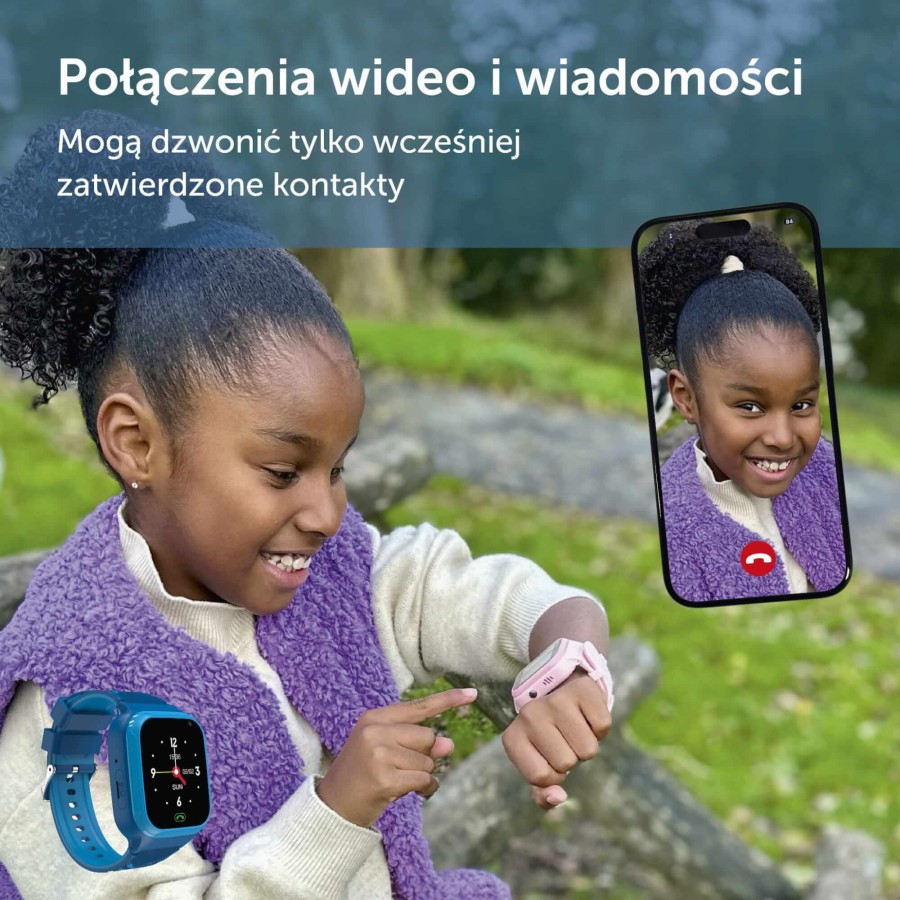 Smartwatch dla dzieci - Różowy / Zazu