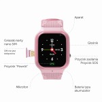 Smartwatch dla dzieci - Różowy / Zazu