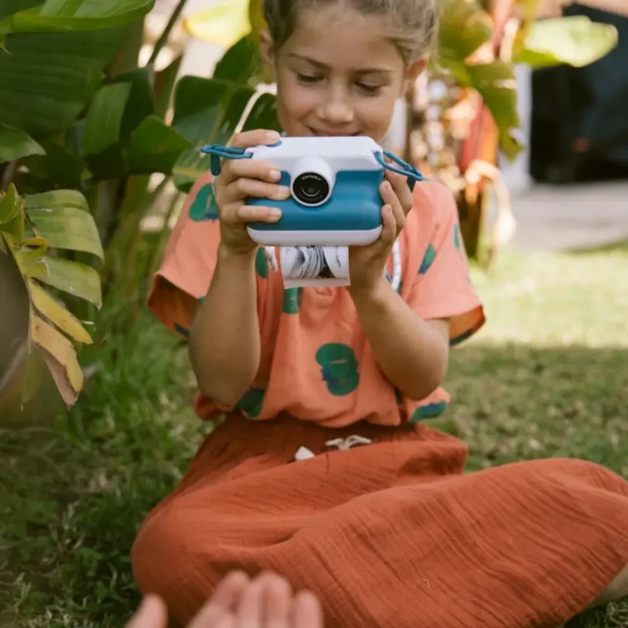 Aparat z drukarką dla dzieci K-PRINT - BLUE / Kidywolf