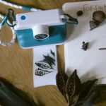 Aparat z drukarką dla dzieci K-PRINT - BLUE / Kidywolf