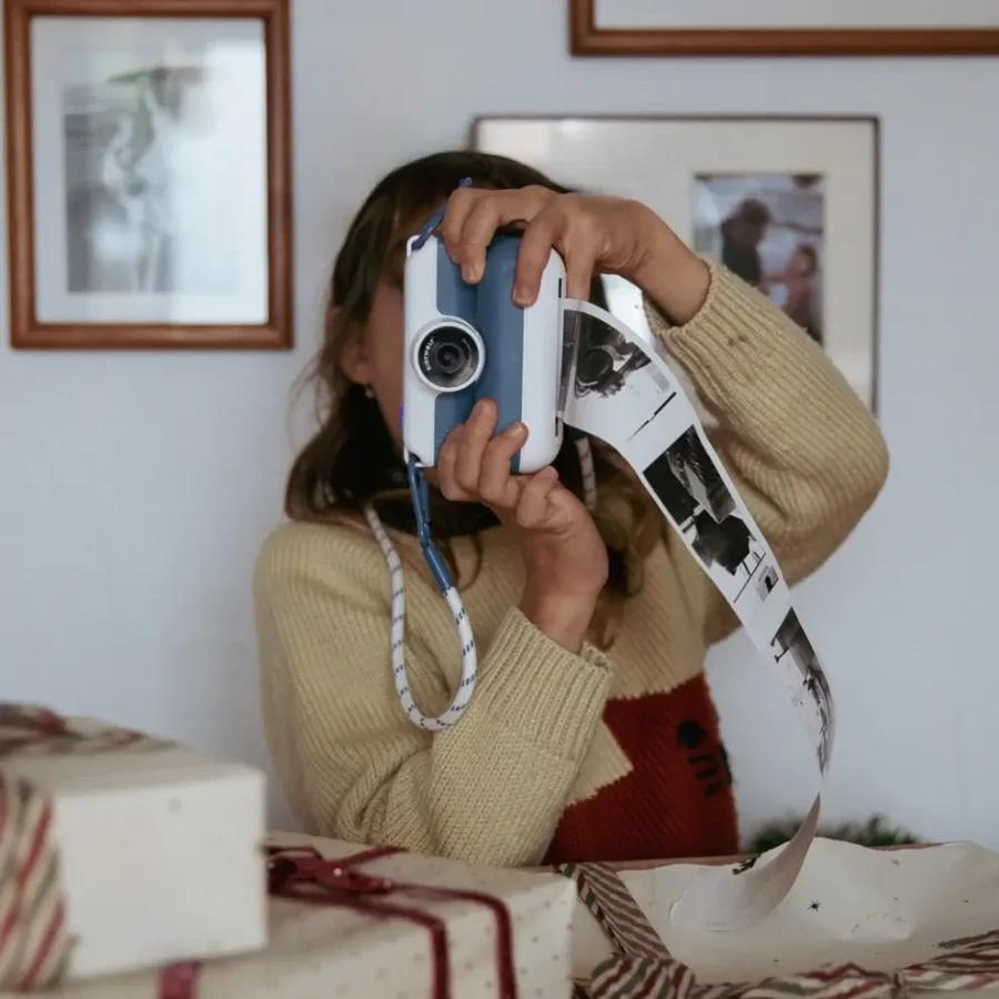 Aparat z drukarką dla dzieci K-PRINT - RED / Kidywolf