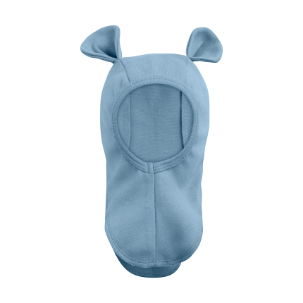 Kominiarka bawełniana z uszkami misia - Windward Blue / HUTTEliHUT