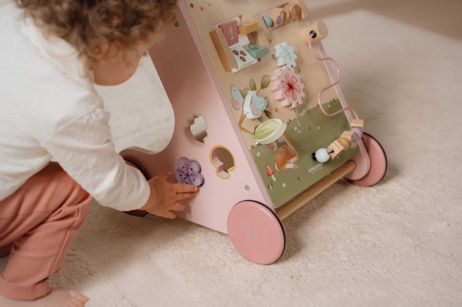 USZKODZONE OPAKOWANIE: Drewniany chodzik edukacyjny Fairy Garden FSC / Little Dutch