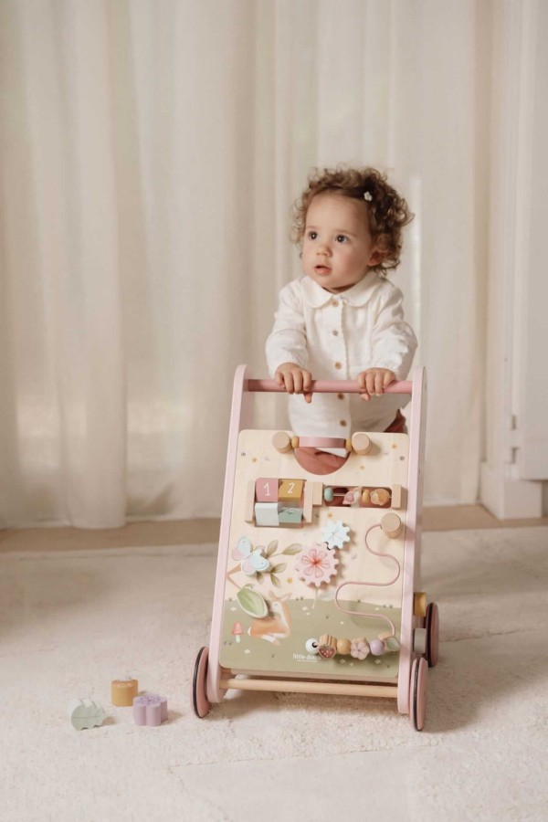 USZKODZONE OPAKOWANIE: Drewniany chodzik edukacyjny Fairy Garden FSC / Little Dutch