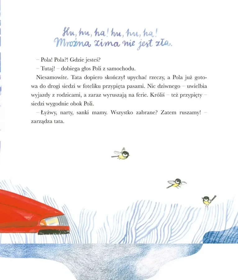 Pola na śniegu / Dwukropek