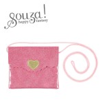 Torebka na ramię dla dzieci różowa koperta Femke / Souza!