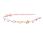 Opaska z perełkami i kolorowymi motylkami Solen / Souza!